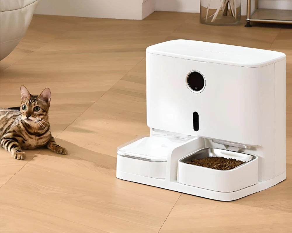 automatic pet feeder for 2 cats